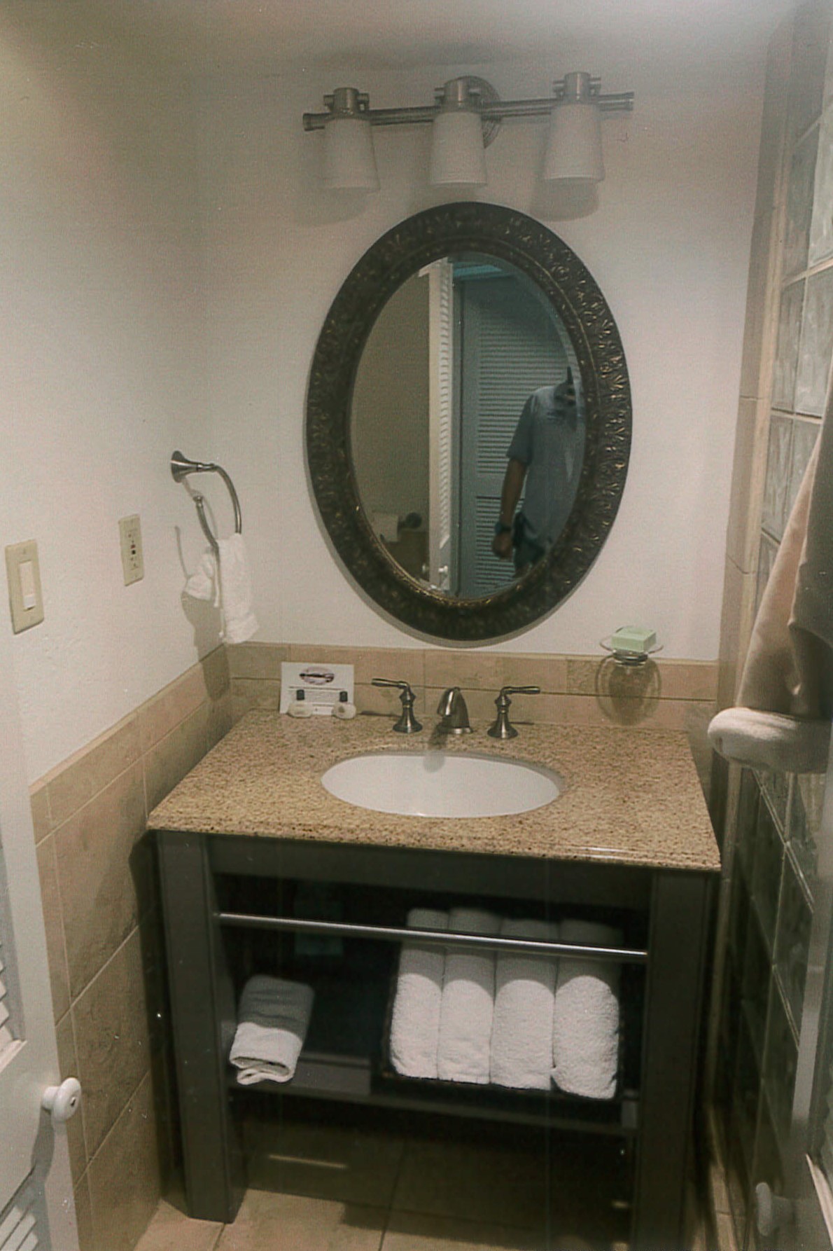 Resort room bathroom